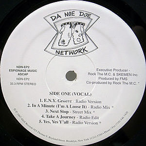 レコード画像：DA NOE DOE NETWORK / Untitled