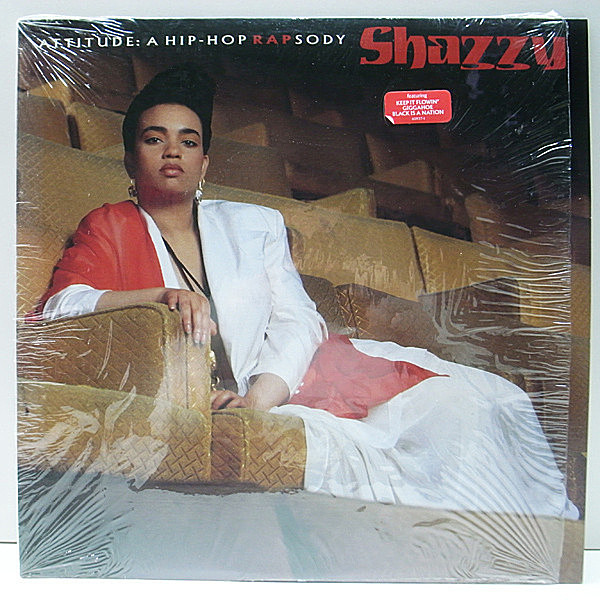 レコードメイン画像：美品! USオリジナル 女性ラップ SHAZZY Attitude A Hip-Hop Rapsody (90' Elektra) HEAD HUNTERS If You Got.You Get It ネタ サンプリング