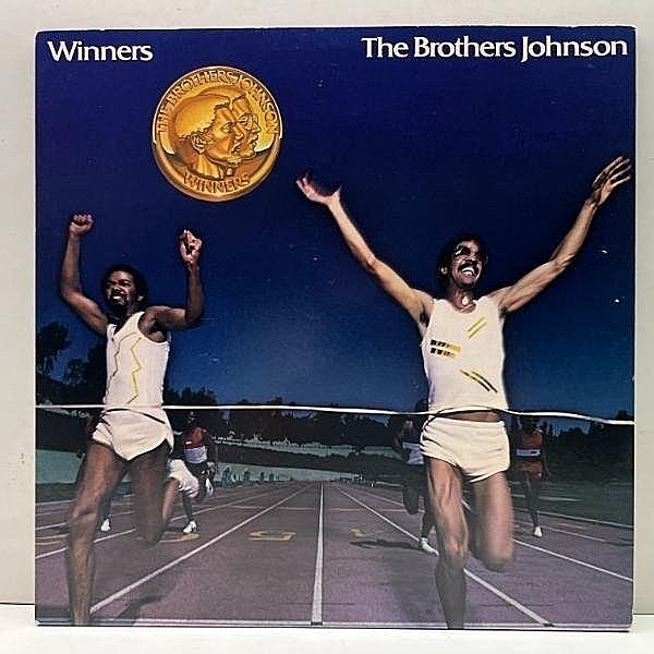 レコードメイン画像：【Sky High Production彷彿の高級スムースメロウ】美盤!! USオリジナル TML刻印 BROTHERS JOHNSON Winners (A&M SP-3724) サンプリング LP 
