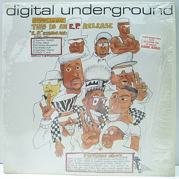 レコードメイン画像：良好!! USオリジナル DIGITAL UNDERGROUND This Is An E.P. Release (91' Tommy Boy) PARLIAMENT Theme From The Black Hole サンプリング