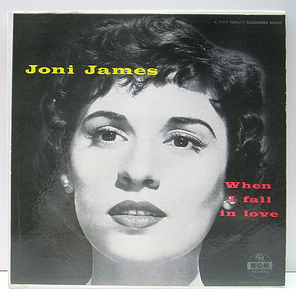 レコードメイン画像：レアな美品!! MONO 1st 黄ラベル 深溝 USオリジナル JONI JAMES When I Fall In Love ('55 MGM) ジョニ・ジェームス 名盤 モノラル LP