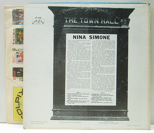 NINA SIMONE / Nina Simone At Town Hall (LP) / Colpix