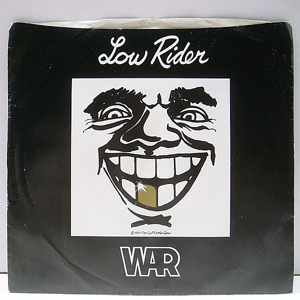 レコードメイン画像：【プロモ・オンリー MONO／STEREO】ほぼ美盤!! P.S.付き 7インチ USオリジナル WAR Low Rider ('75 United Artists) PROMO サンプリング