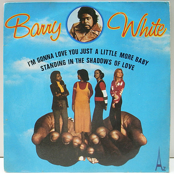 レコードメイン画像：P.S.付き FRANCE オリジナル BARRY WHITE I'm Gonna Love You Just A Little More Baby ('73 Disc'Az) Standing In～収録 メロウ・ファンク