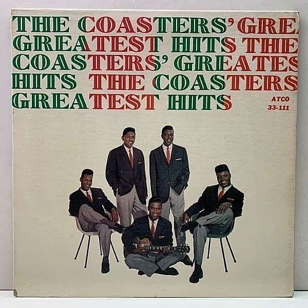 レコードメイン画像：良好!! MONO 米初期プレス COASTERS The Coasters' Greatest Hits ('59 ATCO 33-111) コースターズ LP キャリアを代表する名曲たっぷり