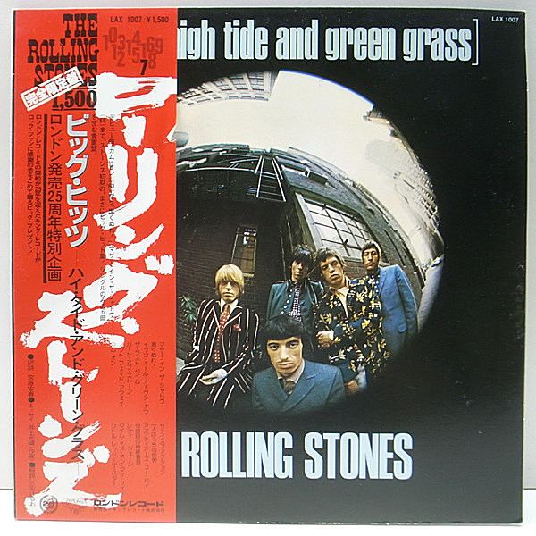 レコードメイン画像：帯付き 美品 ROLLING STONES Big Hits [High Tide And Green Grass] ローリング・ストーンズ／ビッグ・ヒッツ 国内 解説・歌詞冊子付き