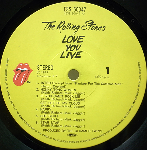 ROLLING STONES *VG+* 