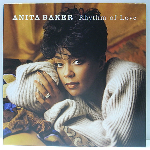 レコードメイン画像：良品!! GERMANY オリジナル ANITA BAKER Rhythm Of Love ('94 Elektra) 専用インナー GEORGE DUKE参加 My Funny Valentine ソウル・ジャズ
