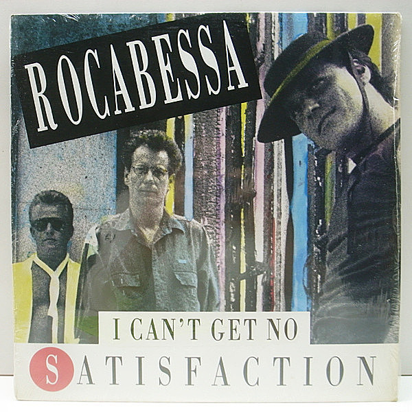 レコードメイン画像：シュリンク付 美品!! 12インチ USオリジナル ROCABESSA I Can't Get No Satisfaction ('89) 専用インサート ROLLING STONES 名曲カヴァー