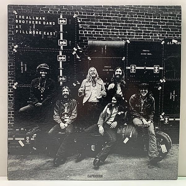 レコードメイン画像：難関!美品!【ATGP刻印／初版BROADWAY／PINKラベル】2LP 米 USオリジナル ALLMAN BROTHERS BAND At Fillmore East ('71 Capricorn SD 2-802)