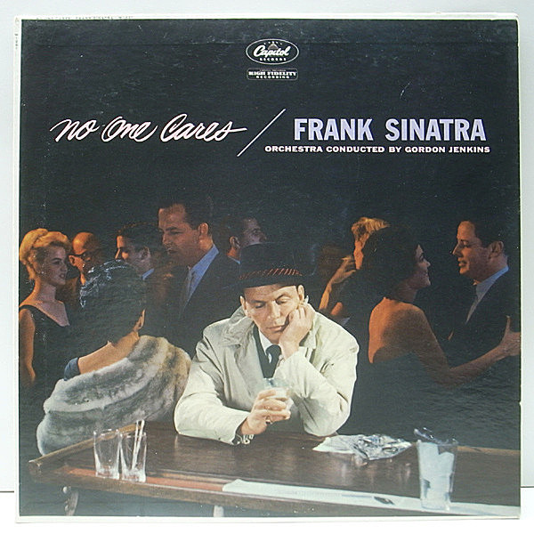 レコードメイン画像：【ブルー・バラード最高作の一つ】良好盤!! MONO 深溝 FRANK SINATRA No One Cares ('59 Capitol W-1221) フランク・シナトラ／バラード