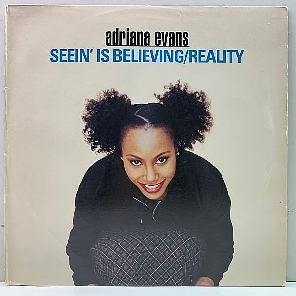 レコードメイン画像：USオリジナル ADRIANA EVANS Seein' Is Believing / Reality ('97 Loud) ネオソウル傑作！インスト含む全6曲入り エイドリアナ・エヴァンス