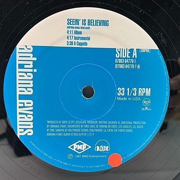 ADRIANA EVANS / Seein' Is Believing / Reality (12) / Loud