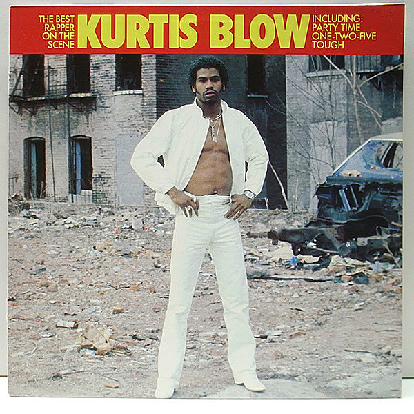 レコードメイン画像：オールドスクール・クラシック 美品!! KURTIS BLOW The Best Rapper On The Scene ('83 Mercury) FULL FORCE 参加 Party Time, Tough ほか