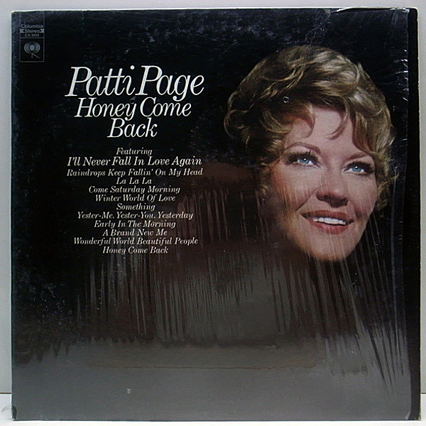 レコードメイン画像：w/shrink 極美品 2eye USオリジ PATTI PAGE Honey Come Back