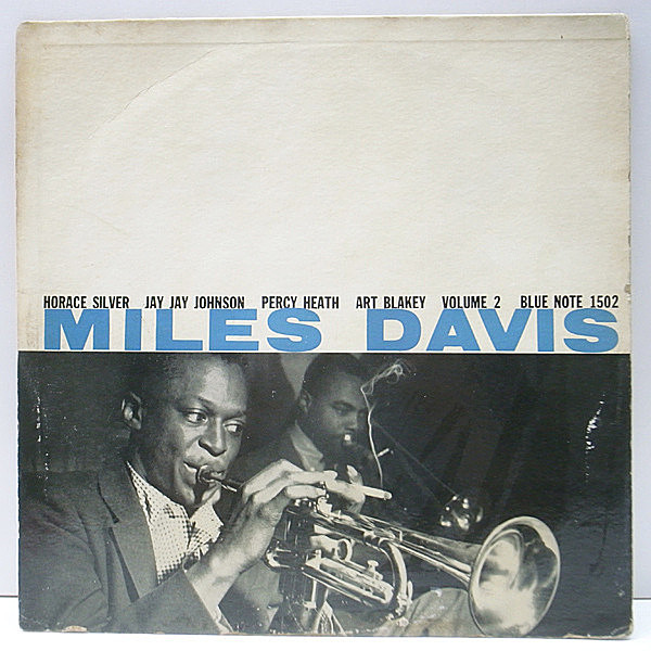 レコードメイン画像：激レア LEXINGTON 額縁 FLAT 完全オリジナル MILES DAVIS Volume 2 (Blue Note BLP 1502) 手書きRVG 耳[Ear] マイルス・デイヴィス Vol.2
