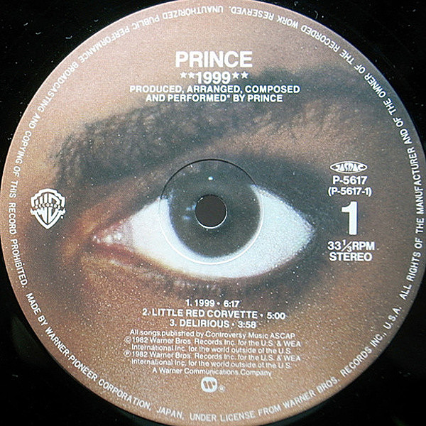 PRINCE / 1999 (LP) / Warner Bros. | WAXPEND RECORDS