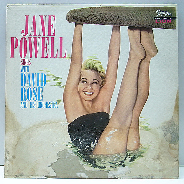レコードメイン画像：【カラー・ジャケット】MONO 深溝 JANE POWELL Sings With David Rose And His Orchestra ('59 Lion) ジェーン・パウエル Lp モノラル