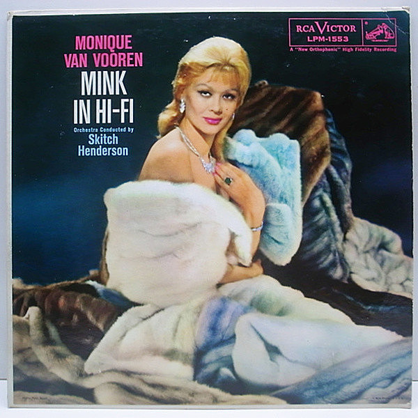 レコードメイン画像：グラマー女優 MONIQUE VAN VOOREN Mink In Hi-Fi / 58' 唯一作品