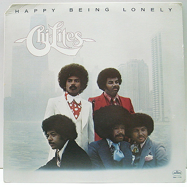 レコードメイン画像：極美盤!! STERLING刻印 USオリジナル CHI-LITES Happy Being Lonely ('76 Mercury) BARBARA ACKLIN, EW&Fホーンズ 参加 シャイ・ライツ