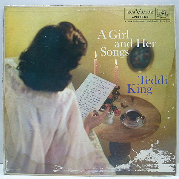 レコードメイン画像：名盤!! USオリジ TEDDI KING A Girl and Her Songs / 57年 初回