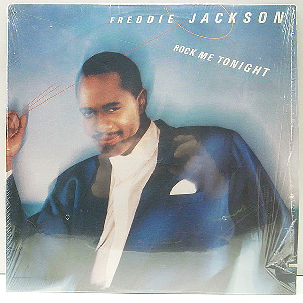 レコードメイン画像：S.L.A.C.K.ネタ シュリンク付き 美盤!! USオリジナル FREDDIE JACKSON Rock Me Tonight ('85 Capitol) BILLIE HOLIDAY カヴァー SAMPLING