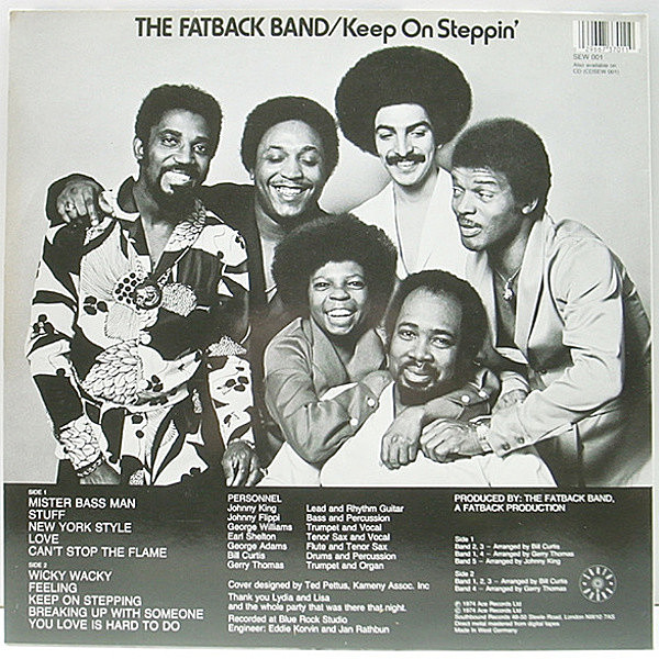FATBACK BAND / Keep On Steppin' (LP) / Southbound | WAXPEND