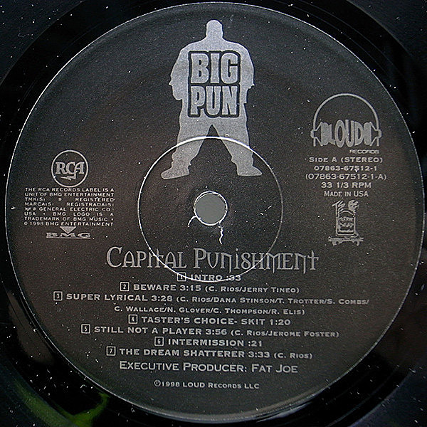⭐︎USオリジナル盤⭐︎ BIG PUN / CAPITAL PUNISHMENT BIG PUN / Capital Punishment (LP) / Loud | WAXPEND RECORDS