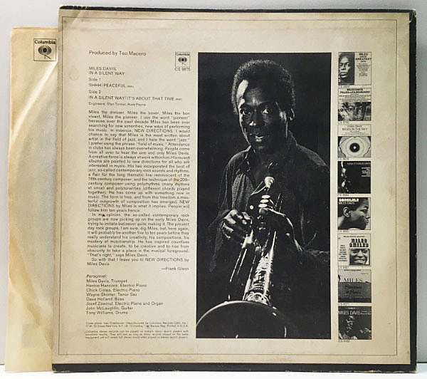 ■ジャズ レコード Miles Davis 【US盤・2eye】 MILES DAVIS / In A Silent Way (LP) / Columbia | WAXPEND RECORDS