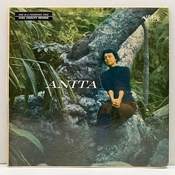レコードメイン画像：良好!! USオリジナル【初版 オレンジ 深溝 コーティング】ANITA O'DAY Anita - Sings ('56 Verve V-2000) w/ Paul Smith, Barney Kessel