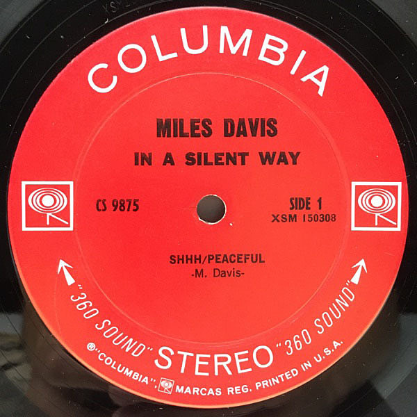 ■ジャズ レコード Miles Davis 【US盤・2eye】 MILES DAVIS / In A Silent Way (LP) / Columbia | WAXPEND RECORDS