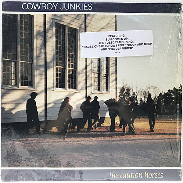 レコードメイン画像：'90年 稀少アナログ COWBOY JUNKIES The Caution Horses (RCA 2058-1-R) シュリンク＋ハイプシール付き 専用インナー完品 LP