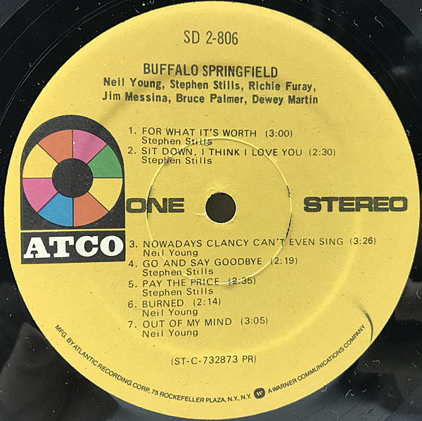 Buffalo Springfield US盤 美盤 シュリンク付き BUFFALO SPRINGFIELD AGAINのUSオリジナル盤モノラル 入荷しま