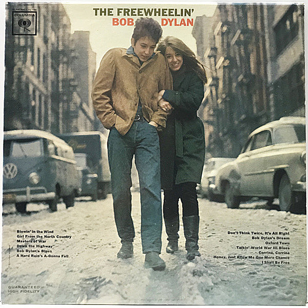 レコードメイン画像：【極レア・美品】MONO 初版GUARANTEED 2eye US 完全オリジナル BOB DYLAN The Freewheelin' ～ (Columbia CL 1986) 風に吹かれて モノラル