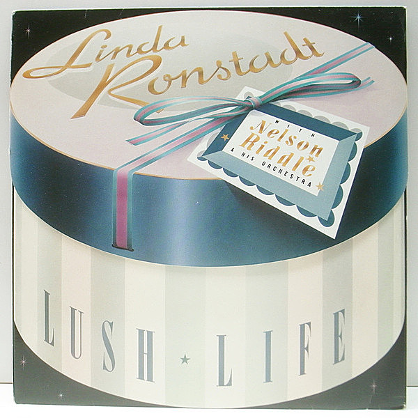 レコードメイン画像：美品!! 手書きJW刻印 CAオリジナル LINDA RONSTADT Lush Life ('84 Asylum) 高音質 スタンダード集・ヴォーカルファン必携の名盤