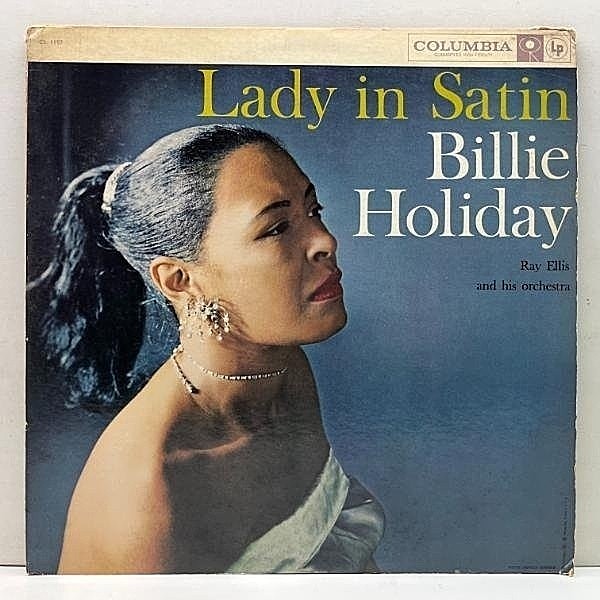 レコードメイン画像：良好!! MONO 初版 6eye 深溝 BILLIE HOLIDAY Lady In Satin ('58 Columbia CL 1157) ビリー・ホリディ 晩年の名作 米 モノラル