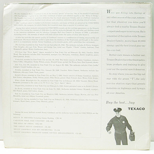 BENNY GOODMAN / HELEN WARD / Swing Into Spring (LP) / Columbia