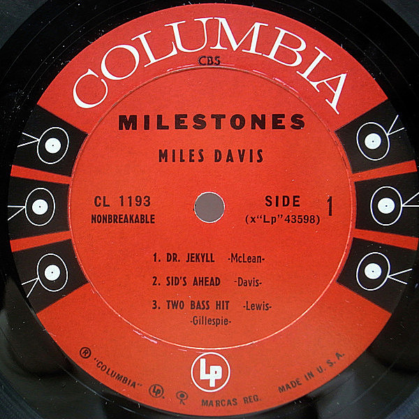 MILES DAVIS / Milestones (LP) / Columbia | WAXPEND RECORDS