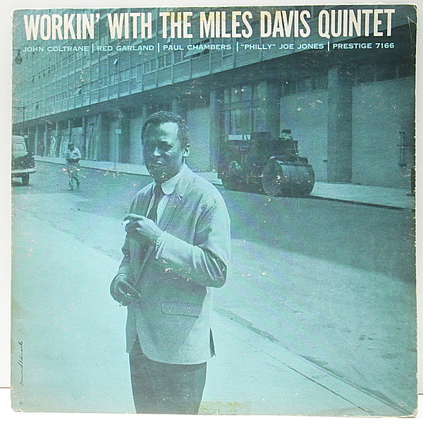 レコードメイン画像：MONO 1st NJ 深溝 RVG刻印 US 完全オリジナル MILES DAVIS Workin (Prestige 7166) John Coltrane, Red Garland, Paul Chambers