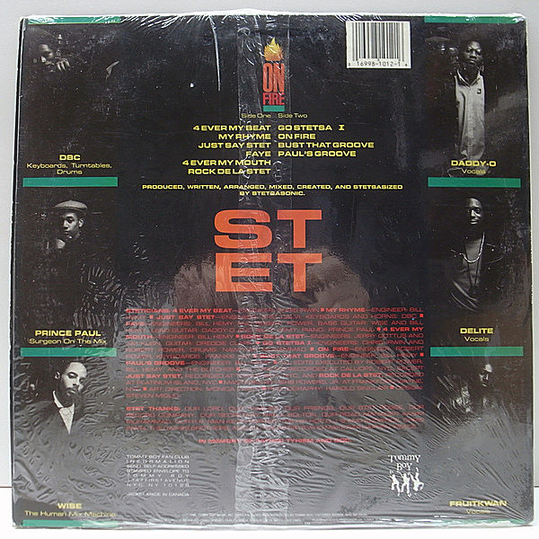 STETSASONIC / On Fire (LP) / Tommy Boy | WAXPEND RECORDS
