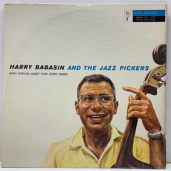 レコードメイン画像：ほぼ美盤!! MONO 深溝 USオリジナル HARRY BABASIN And The Jazz Pickers, With TERRY GIBBS (Mode 119) DEMPSEY WRIGHT, BEN TUCKER ほか