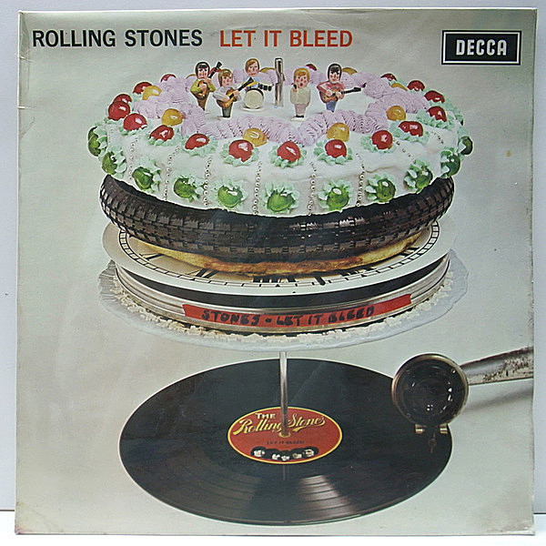 レコードメイン画像：良好品!! UK 英 初期プレス ROLLING STONES Let it Bleed ('69 Decca SKL 5025) コーティング仕様 BOXEDスモールLbl. マト3W・5W