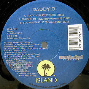レコード画像：DADDY-O / Flowin' In File