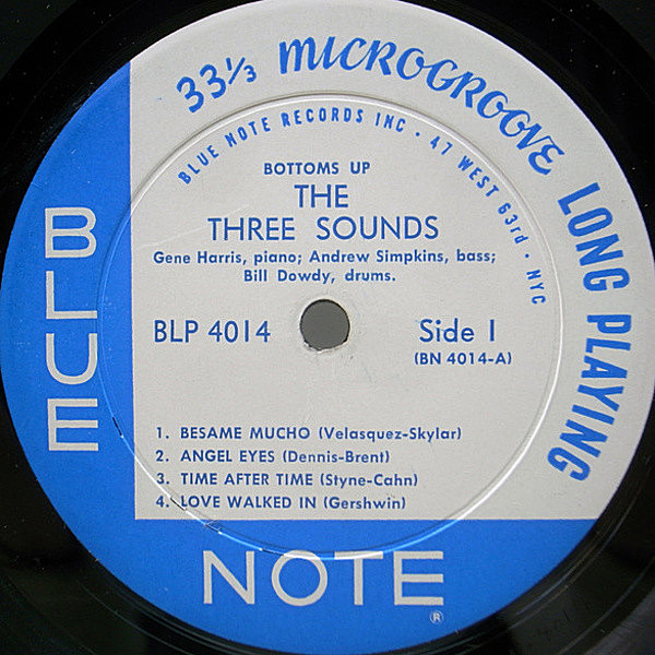 THREE SOUNDS / Bottoms Up! (LP) / Blue Note | WAXPEND RECORDS