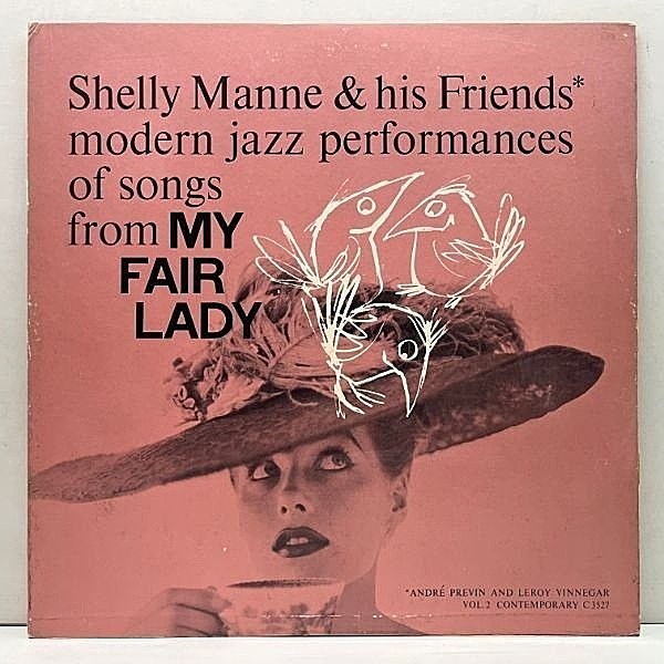 レコードメイン画像：良好!! 裏2色刷り 初回 C規格 MONO 深溝 USオリジナル SHELLY MANNE My Fair Lady ('56 Contemporary) w/ ANDRE PREVIN, LEROY VINNEGAR