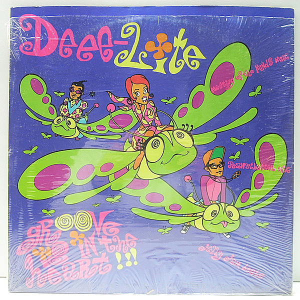 レコードメイン画像：【HERBIE HANCOCK／Bring Down The Birdsネタ】シュリンク付 良好品!! 12 DEEE-LITE Groove Is In The Heart / What Is Love? | SAMPLING