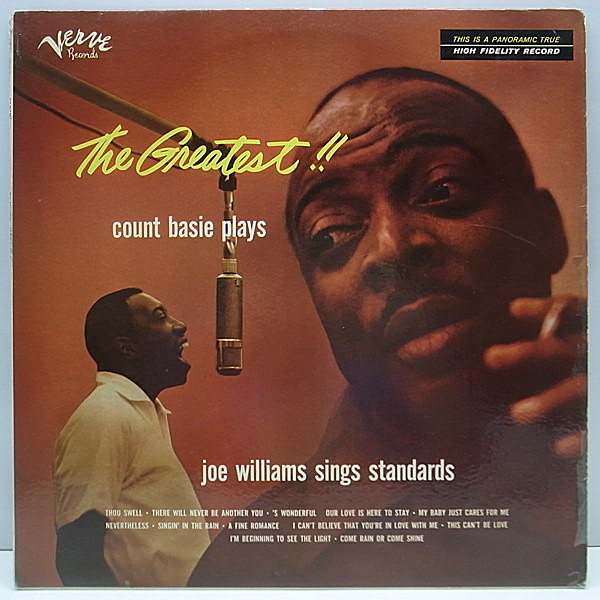 レコードメイン画像：良盤 MONO 完全オリジ COUNT BASIE & JOE WILLIAMS 名曲がズラリ