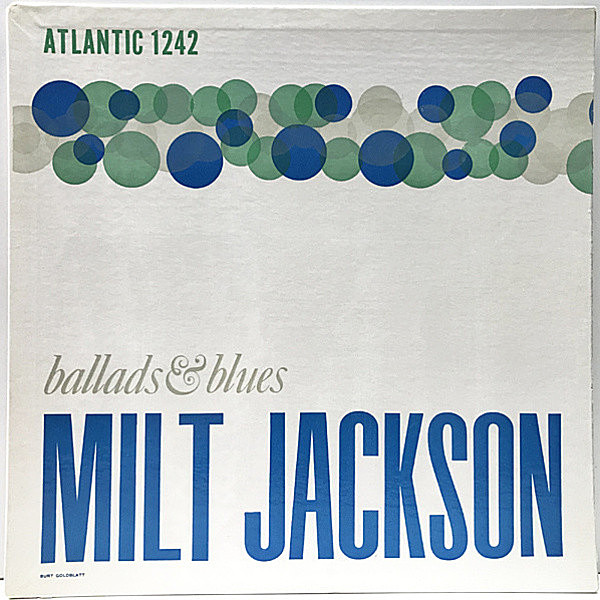 レコードメイン画像：良好!! MONO 1st黒銀ラベ 深溝 USオリジナル MILT JACKSON Ballads & Blues (Atlantic 1242) Lucky Thompson, John Lewis, Barry Galbraith