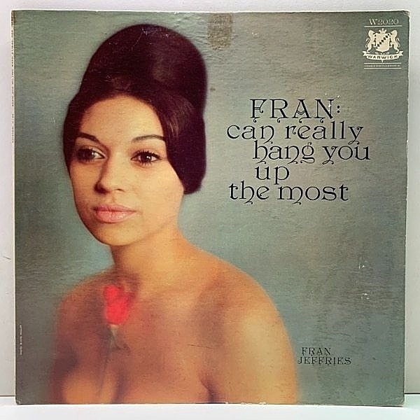 レコードメイン画像：希少な美盤!! MONO 深溝 USオリジナル FRAN JEFFRIES Fran Can Really Hang You Up The Most ('60 Warwick) エキゾチックな美人シンガー