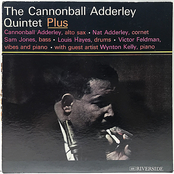 レコードメイン画像：美盤!! MONO USオリジナル CANNONBALL ADDERLEY Quintet Plus (Riverside RLP 388) WYNTON KELLYをゲストに迎えた絶好調の好演